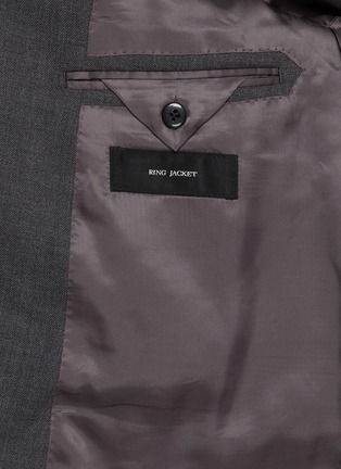  - RING JACKET - Peak Lapel Double Breasted Wool Blazer