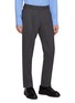 Back View - Click To Enlarge - RING JACKET - Peak Lapel Double Breasted Wool Blazer