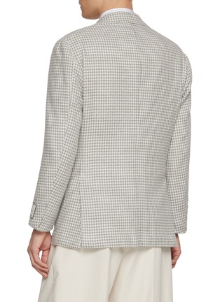 Back View - Click To Enlarge - RING JACKET - Notch Lapel Single Breasted Wool Blazer
