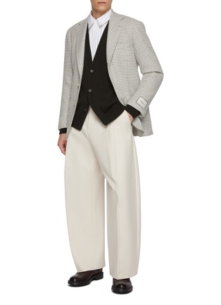 Figure View - Click To Enlarge - RING JACKET - Notch Lapel Single Breasted Wool Blazer