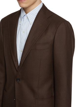  - RING JACKET - Notch Lapel Single Breasted Wool Blazer