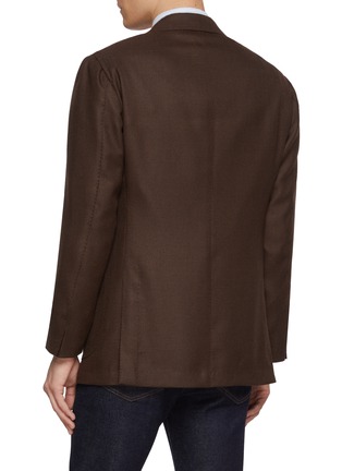 Back View - Click To Enlarge - RING JACKET - Notch Lapel Single Breasted Wool Blazer