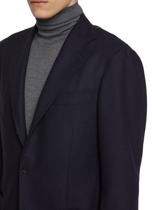  - RING JACKET - Notch Lapel Single Breasted Wool Blazer