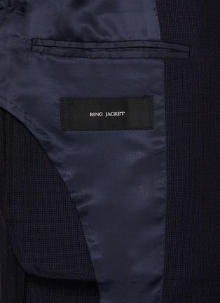  - RING JACKET - Notch Lapel Single Breasted Wool Blazer