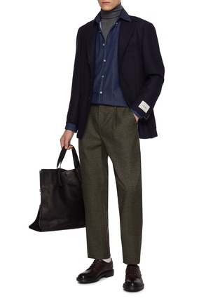 Figure View - Click To Enlarge - RING JACKET - Notch Lapel Single Breasted Wool Blazer