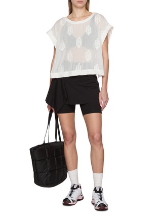 Figure View - Click To Enlarge - FP MOVEMENT - My Time Lace Cotton Blend T-Shirt