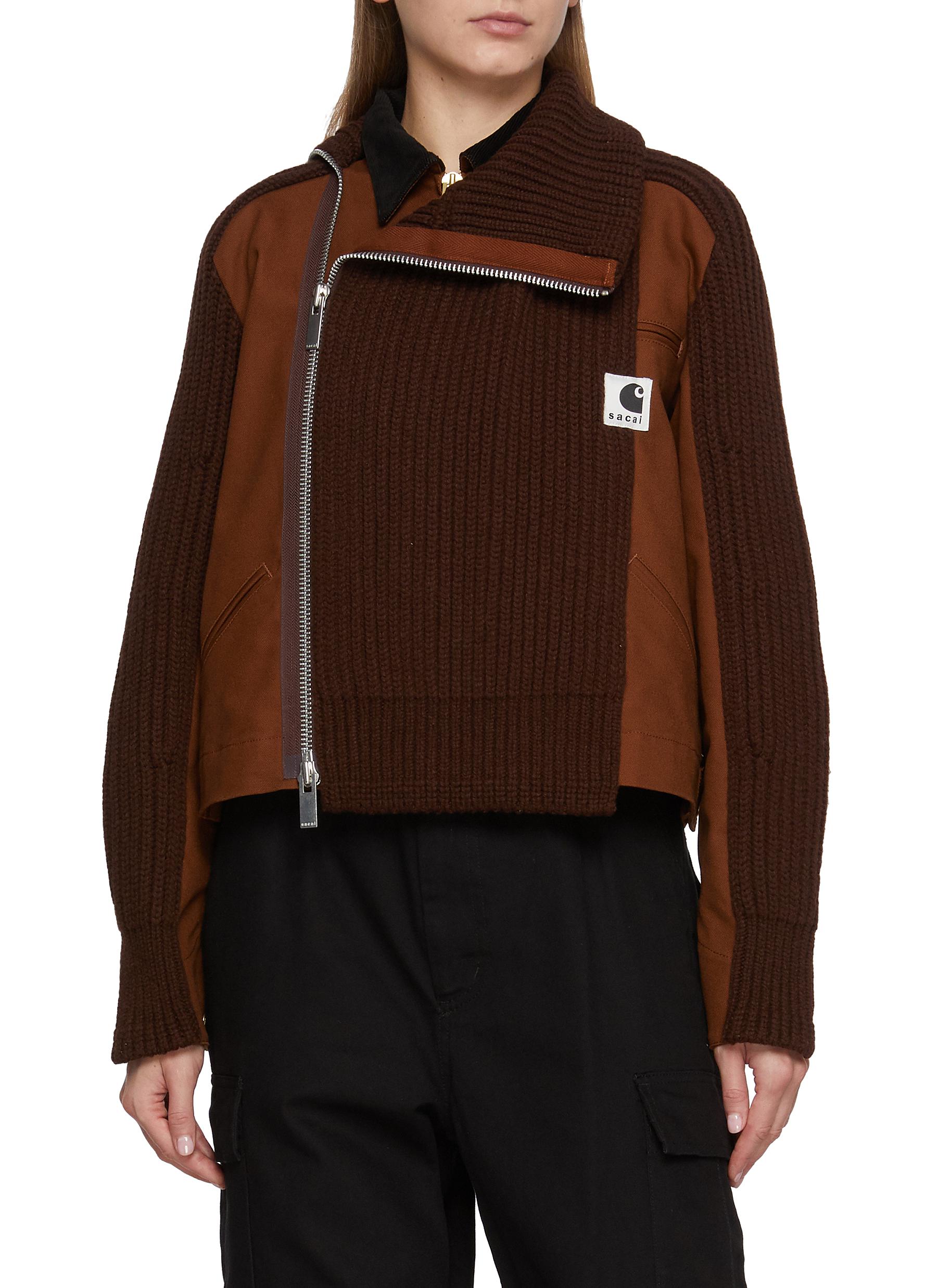 SACAI | x Carhartt Knit Blouson Jacket | Women | Lane Crawford