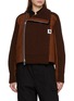 Main View - Click To Enlarge - SACAI - x Carhartt Knit Blouson Jacket