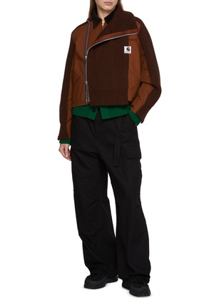Figure View - Click To Enlarge - SACAI - x Carhartt Cotton Cargo Pants