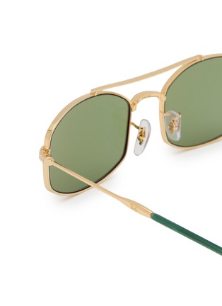 Detail View - Click To Enlarge - RAY-BAN - Metal Aviator Sunglasses
