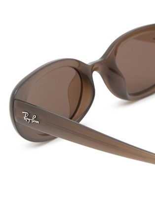 Detail View - Click To Enlarge - RAY-BAN - Acetate Oval Sunglasses