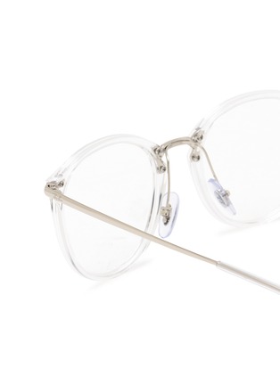 Detail View - Click To Enlarge - RAY-BAN - Acetate Metal Square Optical Glasses