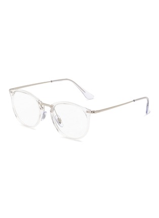 Main View - Click To Enlarge - RAY-BAN - Acetate Metal Square Optical Glasses