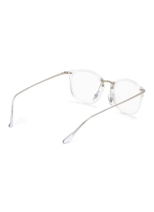 Figure View - Click To Enlarge - RAY-BAN - Acetate Metal Square Optical Glasses