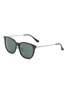 RAY-BAN Acetate Metal Square Sunglasses