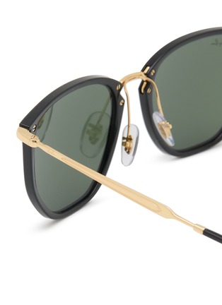 Detail View - Click To Enlarge - RAY-BAN - Acetate Metal Irregular Sunglasses