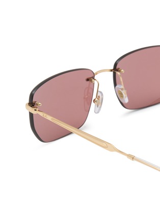 Detail View - Click To Enlarge - RAY-BAN - Metal Irregular Sunglasses