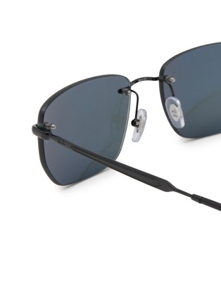 Detail View - Click To Enlarge - RAY-BAN - Metal Irregular Sunglasses