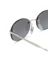 Detail View - Click To Enlarge - RAY-BAN - Metal Oval Sunglasses