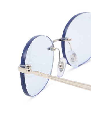 Detail View - Click To Enlarge - RAY-BAN - Metal Round Sunglasses