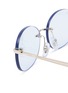 Detail View - Click To Enlarge - RAY-BAN - Metal Round Sunglasses