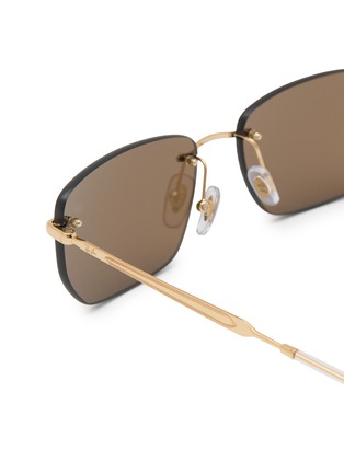 Detail View - Click To Enlarge - RAY-BAN - Metal Irregular Sunglasses