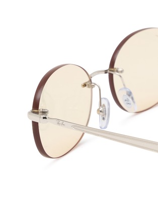 Detail View - Click To Enlarge - RAY-BAN - Metal Round Sunglasses