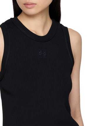  - LOEWE - Embroidered Anagram Ribbed Tank Top