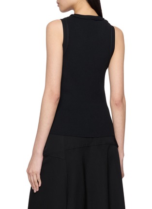 Back View - Click To Enlarge - LOEWE - Embroidered Anagram Ribbed Tank Top
