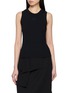 LOEWE Embroidered Anagram Ribbed Tank Top