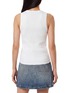Back View - Click To Enlarge - LOEWE - Anagram Embroidered Ribbed Tank Top