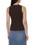 Back View - Click To Enlarge - LOEWE - Anagram Embroidered Ribbed Tank Top