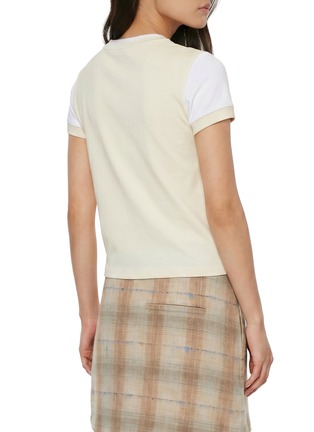 Back View - Click To Enlarge - LOEWE - Contrast Raglan Sleeve Stretch T-Shirt