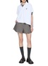 Figure View - Click To Enlarge - LOEWE - Asymmetric Hem Cotton Polo Shirt