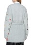 Back View - Click To Enlarge - LOEWE - Cat Embroidered Belted Cardigan
