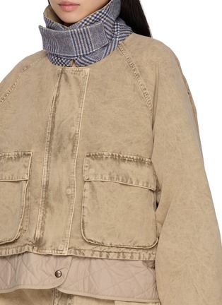 - LOEWE - Quilted Lining Cotton Wool Denim Jacket