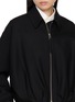  - LOEWE - Back Draped Balloon Wool Jacket