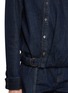  - LOEWE - Balloon Raw Dark Wash Denim Belted Shirt