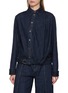 LOEWE Balloon Raw Dark Wash Denim Belted Shirt