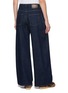 Back View - Click To Enlarge - LOEWE - Belted Barrel Dark Wash Jeans