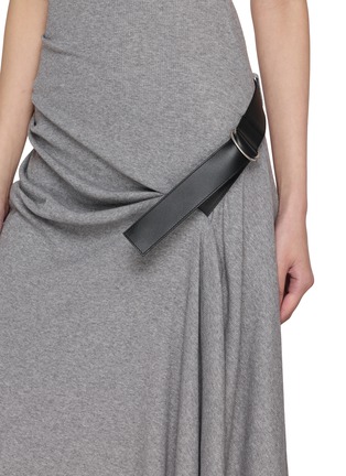  - LOEWE - Asymmetrical Belted Cotton Blend Tank Dress