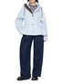 Figure View - Click To Enlarge - LOEWE - Hooded Cotton Silk Jacket