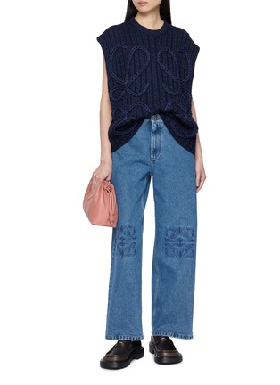 Figure View - Click To Enlarge - LOEWE - Braided Anagram Knit Vest