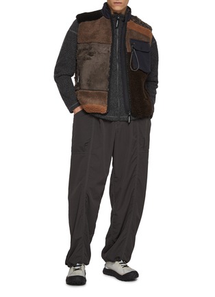 Figure View - Click To Enlarge - AND WANDER - Jacquard Zipped Jacket