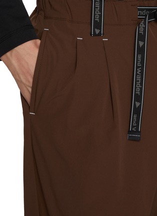  - AND WANDER - Contrast Stitch Pleat Light Tapered Pants