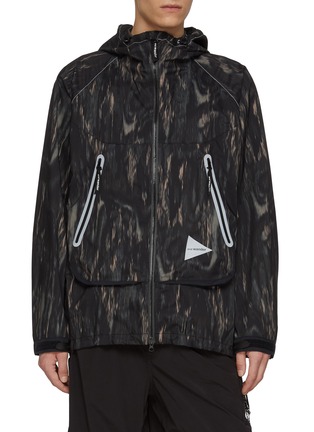 Main View - Click To Enlarge - AND WANDER - Printed Rain Jacket