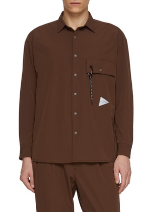 Main View - Click To Enlarge - AND WANDER - Carabiner Clip Pocket Shirt