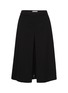 ALAÏA Bermuda Front Pleat Wool Shorts