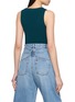 Back View - Click To Enlarge - ALAÏA - Rib Knit Tank Bodysuit