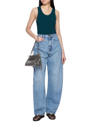 Figure View - Click To Enlarge - ALAÏA - Rib Knit Tank Bodysuit